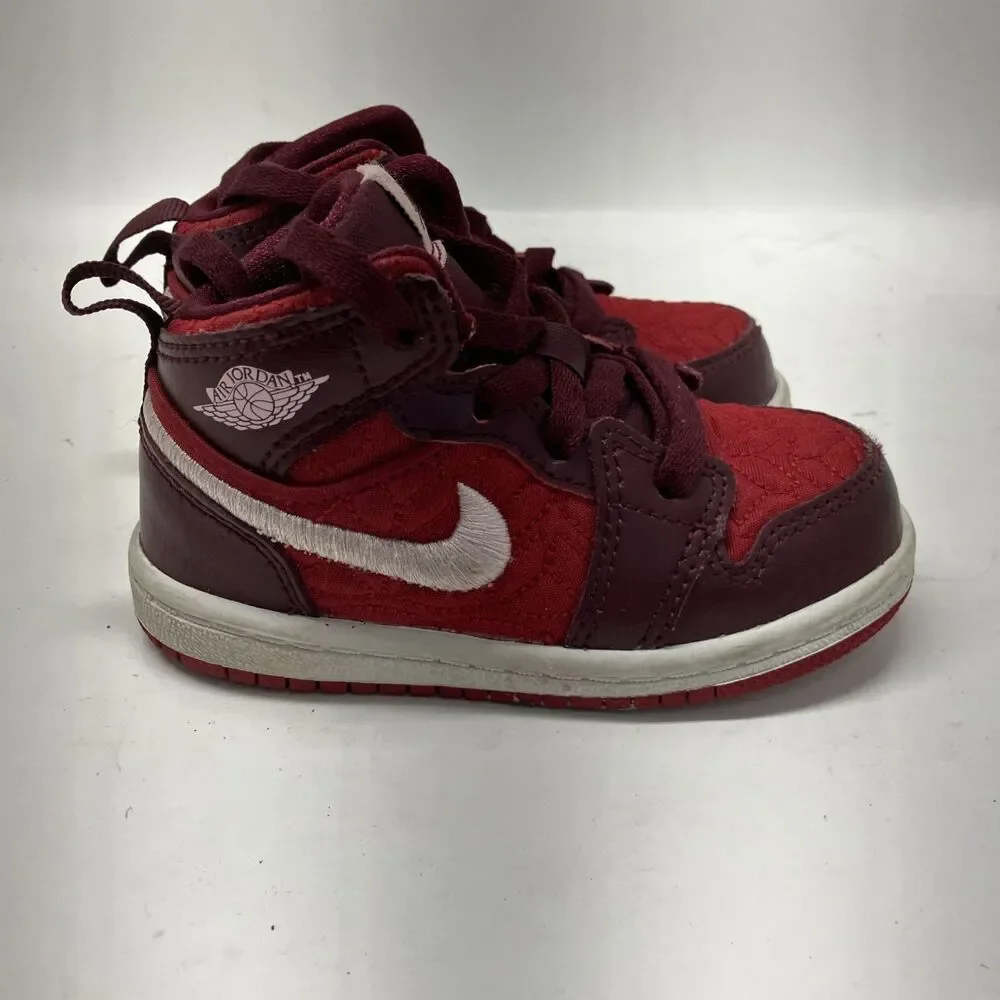 Nike Air Jordan Baby Toddler US Sz 6C AV5172-600 Sneakers Shoes Red Maroon